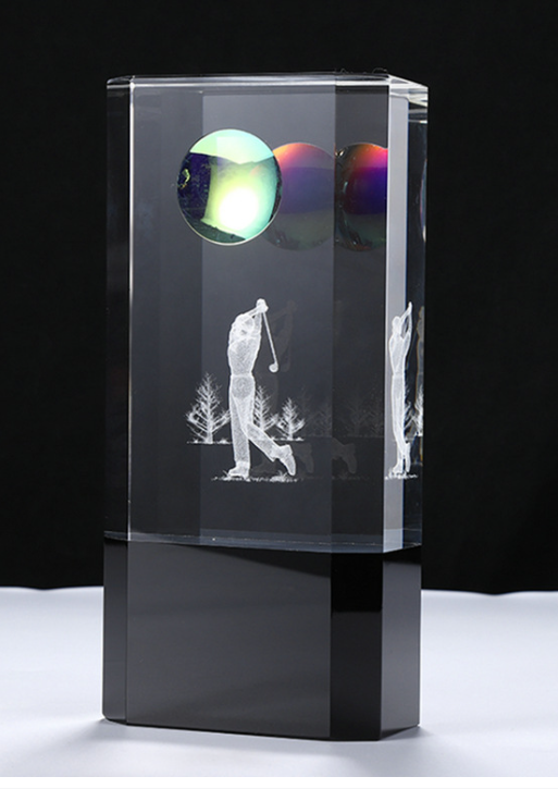 K9 Transparent crystal glass trophy gift